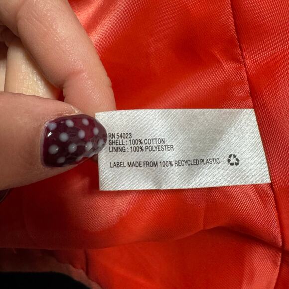 GAP Academy Lined Blazer, Coral with white Trim Accents Preppy Classic Blazer - Picture 9 of 10